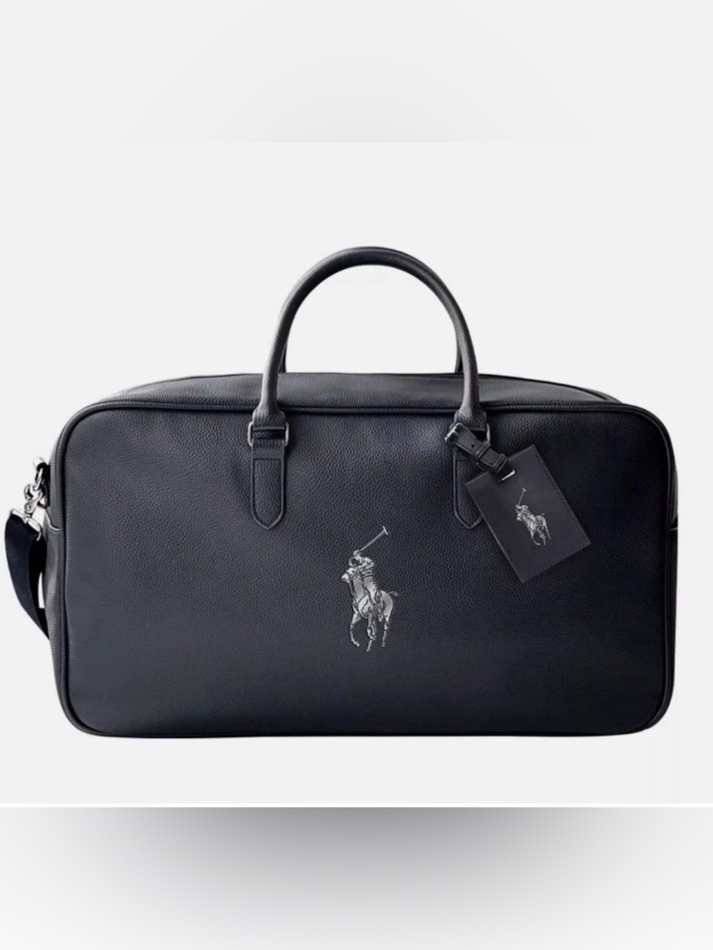 Ralph Lauren travel /overnight /sport/ gym bag Black faux leather New / unused